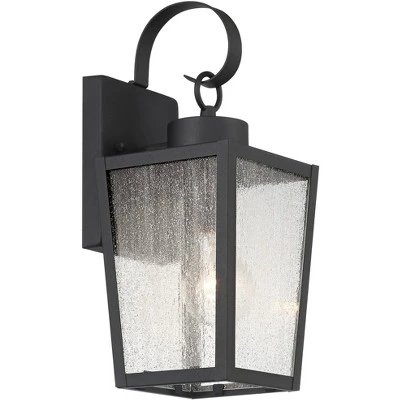 John Timberland Thebes 13 1/4" High Farmhouse Rustic Outdoor Wall Light Fixture Mount Porch House Weatherproof Textured Black Finish Clear Glass Shade 5 John Timberland Thebes 13 1/4" High Farmhouse Rustic Outdoor Wall Light Fixture Mount Porch House Weatherproof Textured Black Finish Clear Glass Shade - Image 5