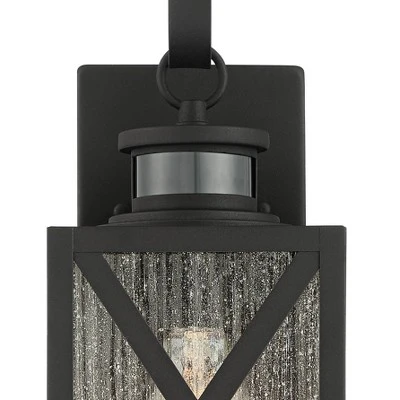John Timberland Vintage Outdoor Wall Light Fixtures Set Of 2 Textured Black 14 1/2" Dusk To Dawn Motion Sensor For Exterior House 3 John Timberland Vintage Outdoor Wall Light Fixtures Set Of 2 Textured Black 14 1/2" Dusk To Dawn Motion Sensor For Exterior House - Image 3