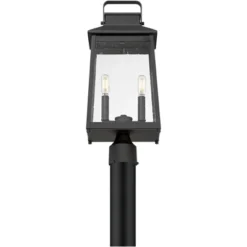 John Timberland Jubliee 20 1/4" High Modern Outdoor Post Light Fixture Pole Porch House Exterior 2-Light Weatherproof Black Metal Clear Glass Shade -John Timberland Shop GUEST 6c1d14a8 4ef9 4d5b b3b1 d1e4edb3f5fd