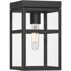 John Timberland San Lucas 10 1/4" High Sand Black Outdoor Flushmount Ceiling Light -John Timberland Shop GUEST 6d380920 02c8 4b60 85f4 9c18725377d8