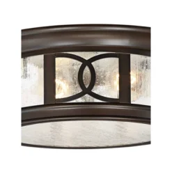 John Timberland Modern Flush Mount Outdoor Ceiling Light Fixture Mission Oil Rubbed Bronze Drum 12" Seedy Glass Damp Rated For Porch Patio 14 John Timberland Modern Flush Mount Outdoor Ceiling Light Fixture Mission Oil Rubbed Bronze Drum 12" Seedy Glass Damp Rated For Porch Patio -John Timberland Shop GUEST 7087924b 5e9e 438a a3a7 1f919439e521