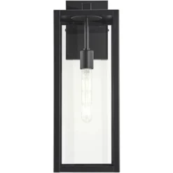 John Timberland Titan Modern Outdoor Wall Light Fixture Mystic Black 20" Clear Glass For Post Exterior Barn Deck House Porch Yard Patio Home Outside -John Timberland Shop GUEST 71f04f57 570c 4aaf 9537 078d70568d99