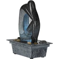 John Timberland Modern Tabletop Water Fountain With LED Light 10" Silhouette For Indoor Table Top Desk -John Timberland Shop GUEST 72758b44 5278 4132 8b6e 96fc8f55eff9