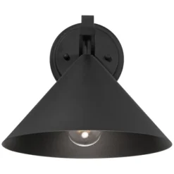 John Timberland Apex 9 3/4" High Modern Outdoor Wall Light Fixture Mount Porch House Exterior Dark Sky Weatherproof Textured Black Finish Metal -John Timberland Shop GUEST 734f3439 528d 4f3b 8b15 d20b2a940729