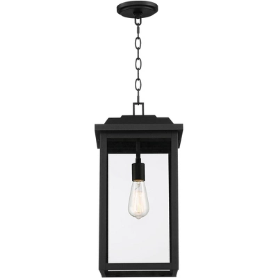 John Timberland Eastcrest Modern Outdoor Hanging Light Textured Black 21 1/2" Clear Glass For Post Exterior Barn Deck House Porch Yard Patio Outside 6 John Timberland Eastcrest Modern Outdoor Hanging Light Textured Black 21 1/2" Clear Glass For Post Exterior Barn Deck House Porch Yard Patio Outside - Image 6