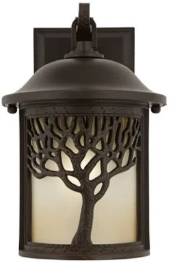 John Timberland Mission Outdoor Wall Light Fixture Bronze Tree Motif 12 1/4" Amber Glass Lantern For Exterior House Porch Patio 12 John Timberland Mission Outdoor Wall Light Fixture Bronze Tree Motif 12 1/4" Amber Glass Lantern For Exterior House Porch Patio -John Timberland Shop GUEST 76053de8 741c 4209 b6a1 0a65a5779ccd