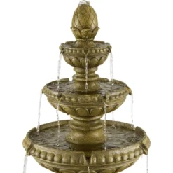 Sag Harbor 66" High Large Italian Outdoor Decor Sand Stone Floor Fountain With Light LED 4-Tier Outside Garden Patio Yard Backyard 12 Sag Harbor 66" High Large Italian Outdoor Decor Sand Stone Floor Fountain With Light LED 4-Tier Outside Garden Patio Yard Backyard -John Timberland Shop GUEST 811ea15a 2b88 4cce a5ed 034aee2f6668