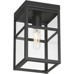 John Timberland San Lucas 10 1/4" High Sand Black Outdoor Flushmount Ceiling Light -John Timberland Shop GUEST 818427d7 74d3 4acf ad7e 3c531856b7da