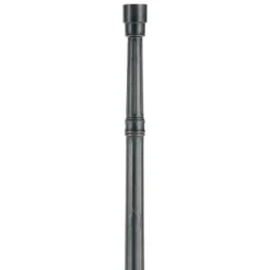 John Timberland Hepworth Vintage Post Light Pole And Cap Base Dark Bronze 76 3/4" For Exterior Barn Deck House Porch Yard Patio Home Garage Outside