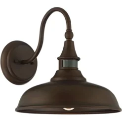 John Timberland Gough Rustic Farmhouse Outdoor Barn Light Fixtures Set Of 2 Bronze Dusk To Dawn Motion Sensor Dark Sky 12 1/2" For Post Exterior Deck -John Timberland Shop GUEST 85fe6184 8635 43cb beb1 ae3a541aa6eb