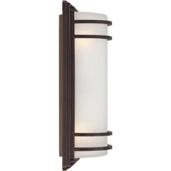 John Timberland Habitat Modern Industrial Outdoor Wall Light Fixtures Set Of 2 Rubbed Bronze 16" Opal Glass For Post Exterior Barn Deck 8 John Timberland Habitat Modern Industrial Outdoor Wall Light Fixtures Set Of 2 Rubbed Bronze 16" Opal Glass For Post Exterior Barn Deck -John Timberland Shop GUEST 87531c7d fb15 4d7b 9078 0d90444e20d8