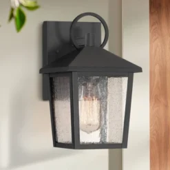 John Timberland Westmont 10 1/2" High Modern Outdoor Wall Light Fixture Mount Porch House Exterior Set Of 2 Sand Black Aluminum Seeded Glass Shade 15 John Timberland Westmont 10 1/2" High Modern Outdoor Wall Light Fixture Mount Porch House Exterior Set Of 2 Sand Black Aluminum Seeded Glass Shade -John Timberland Shop GUEST 878ac48f eb08 4584 add6 3c9de697ab94