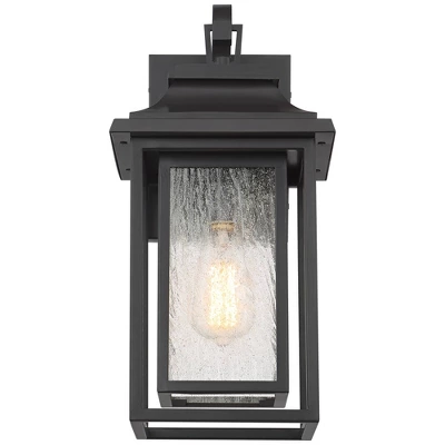 John Timberland Cecile Modern Outdoor Wall Light Fixture Painted Bronze 17 3/4" Seeded Clear Glass For Post Exterior Barn Deck House Porch Yard Patio 6 John Timberland Cecile Modern Outdoor Wall Light Fixture Painted Bronze 17 3/4" Seeded Clear Glass For Post Exterior Barn Deck House Porch Yard Patio - Image 6