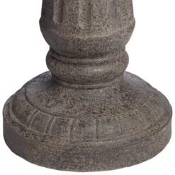 John Timberland Italian Style 3 Tier Outdoor Floor Water Fountain With Light LED 43" High Gray Faux Stone Garden Patio Backyard -John Timberland Shop GUEST 91bddb05 f738 4842 a700 c0b56c15ab62