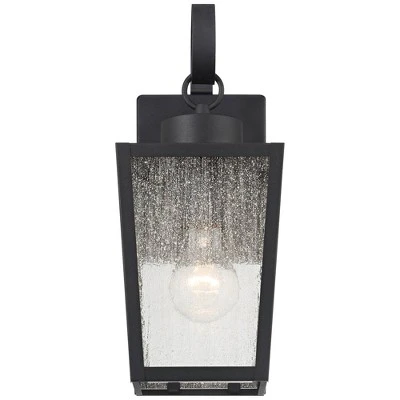 John Timberland Thebes 13 1/4" High Farmhouse Rustic Outdoor Wall Light Fixture Mount Porch House Weatherproof Textured Black Finish Clear Glass Shade 7 John Timberland Thebes 13 1/4" High Farmhouse Rustic Outdoor Wall Light Fixture Mount Porch House Weatherproof Textured Black Finish Clear Glass Shade - Image 7