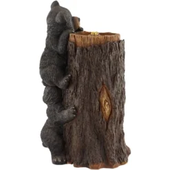 John Timberland Bears On Log Rustic Lodge Bubbler Outdoor Floor Water Fountain With LED Light 28 1/2" For Yard Garden Patio Home Deck Porch Exterior -John Timberland Shop GUEST 95a2b03c 4afe 4684 8a74 796308cabe90