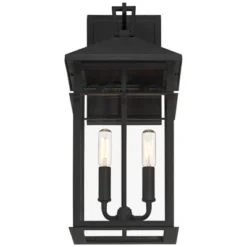 John Timberland Bernal 17 1/2" High Sand Black 2-Light Outdoor Wall Light -John Timberland Shop GUEST 98359377 ad78 41e0 b831 c2c940750043
