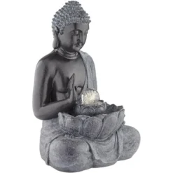 John Timberland Sitting Buddha Zen Outdoor Water Fountain With LED Light 28" For Yard Garden Patio Deck Porch House Exterior Balcony Meditation -John Timberland Shop GUEST 9b2c4368 65dd 4714 a342 7c51f773a99c