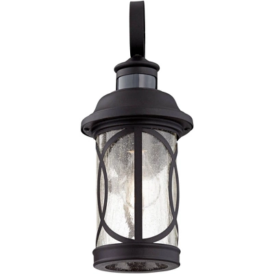 John Timberland Capistrano Mission Outdoor Wall Light Fixtures Set Of 2 Black Dusk To Dawn Motion Sensor 15 3/4" Clear Seeded Glass For Post Exterior 8 John Timberland Capistrano Mission Outdoor Wall Light Fixtures Set Of 2 Black Dusk To Dawn Motion Sensor 15 3/4" Clear Seeded Glass For Post Exterior - Image 8