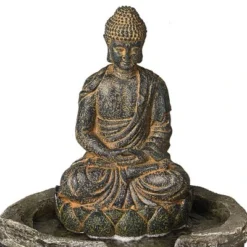 John Timberland Rustic Zen Buddha Outdoor Floor Water Fountain With Light LED 21" High Sitting For Yard Garden Patio Deck Home -John Timberland Shop GUEST a6b2b953 1f9d 4f6e ae9d 8052adbf84d7
