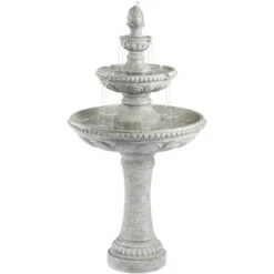 John Timberland Pineapple Modern 3 Tier Cascading Outdoor Floor Water Fountain 44" For Yard Garden Patio Home Deck Porch House Exterior Balcony Roof -John Timberland Shop GUEST a81e63f3 57b0 4f15 b792 75a988dd5a62