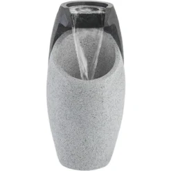 John Timberland Modern Outdoor Floor Water Fountain With Light LED 25" High Waterfall For Yard Garden Patio Deck Home -John Timberland Shop GUEST ac2ce4e5 ba95 4cb4 bfc5 3ee630ab7f5e