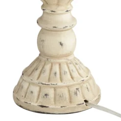 John Timberland Trinidad Country Cottage Table Lamps 26 1/2" High Set Of 2 Antique White Candlestick Rattan Tapered Drum Shade For Bedroom Living Room -John Timberland Shop GUEST ac9ff5f4 4c88 462c 921d 9966d2115e92