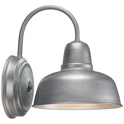 John Timberland Rustic Outdoor Wall Light Fixture Urban Barn Galvanized 11 1/4" Sconce For House Farmhouse Deck Porch Patio 5 John Timberland Rustic Outdoor Wall Light Fixture Urban Barn Galvanized 11 1/4" Sconce For House Farmhouse Deck Porch Patio - Image 5