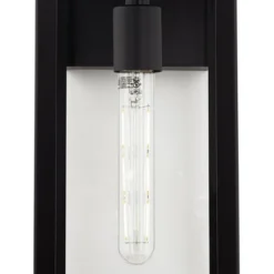 John Timberland Titan Modern Outdoor Wall Light Fixture Mystic Black 17" Clear Glass For Post Exterior Barn Deck House Porch Yard Patio Home Outside -John Timberland Shop GUEST b00ab27e 1173 4dff 8a15 a6a53439a794