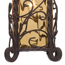 John Timberland Casa Seville Vintage Rustic Outdoor Hanging Light Dark Walnut Scroll 15" Champagne Water Glass For Post Exterior Barn Deck House Porch -John Timberland Shop GUEST b0d44920 7bee 405d a02a 7f0b9bdbdc95