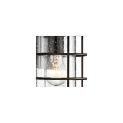 John Timberland Coastal Outdoor Light Fixture Oiled Bronze 14" Seedy Glass Lantern Dusk To Dawn Motion Security Sensor For Exterior Porch -John Timberland Shop GUEST b12fc25a 8c74 4ffc ba95 3566ec065622