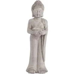 John Timberland Standing Buddha Statue Sculpture Zen Garden Decor Indoor Outdoor Front Porch Patio Yard Outside Home Balcony Gray Faux Stone 32" Tall 10 John Timberland Standing Buddha Statue Sculpture Zen Garden Decor Indoor Outdoor Front Porch Patio Yard Outside Home Balcony Gray Faux Stone 32" Tall -John Timberland Shop GUEST b2e49fde 05df 4da4 b782 50cc59100cb7