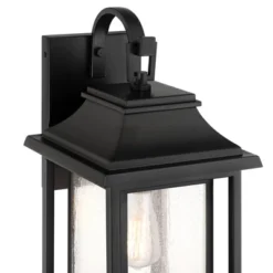 John Timberland Cecile 21.25 High Mission Outdoor Wall Light Fixture Mount Porch House Box Lantern Weatherproof Black Clear Seeded Glass Shade -John Timberland Shop GUEST b5a7e16d f967 4169 8861 24dddbd81757