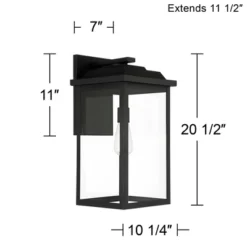John Timberland Eastcrest Modern Outdoor Wall Light Fixture Textured Black 20 1/2" Clear Glass Panels For Post Exterior Barn Deck House Porch Patio 11 John Timberland Eastcrest Modern Outdoor Wall Light Fixture Textured Black 20 1/2" Clear Glass Panels For Post Exterior Barn Deck House Porch Patio -John Timberland Shop GUEST b8265733 34a5 4e78 b422 b31e8e0b83fc