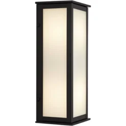 John Timberland Modern Outdoor Wall Light Fixtures Set Of 2 Black 12 3/4" Milky White Glass Panels For Post Exterior Barn Deck -John Timberland Shop GUEST b9cbc6b9 0dfb 45e9 93ec b2a7b2370431