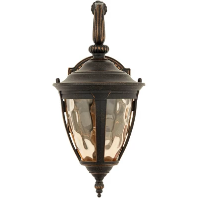 John Timberland Rustic Industrial Outdoor Wall Light Fixture Bronze Metal 13 1/2" Glass Wet Rated For Exterior House Patio Home 5 John Timberland Rustic Industrial Outdoor Wall Light Fixture Bronze Metal 13 1/2" Glass Wet Rated For Exterior House Patio Home - Image 5