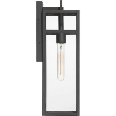 John Timberland San Lucas 18 3/4" High Modern Outdoor Wall Light Fixture Mount Porch House Exterior Weatherproof Sand Black Metal Clear Glass Shade 7 John Timberland San Lucas 18 3/4" High Modern Outdoor Wall Light Fixture Mount Porch House Exterior Weatherproof Sand Black Metal Clear Glass Shade - Image 7