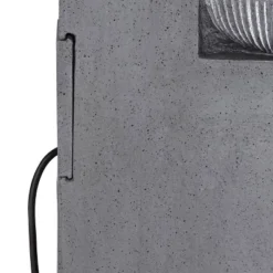 John Timberland Casava Modern 4-Bowl Cascading Outdoor Floor Water Fountain With LED Light 33" For Yard Garden Patio Home Deck Lawn Porch -John Timberland Shop GUEST bbab412a 4c60 43ba 879b 36e70cc2da74