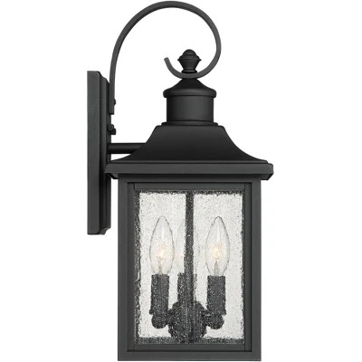 John Timberland Moray Bay Mission Outdoor Wall Light Fixture Black 17 3/4" Clear Seedy Glass For Post Exterior Barn Deck House Porch Yard Posts Patio 6 John Timberland Moray Bay Mission Outdoor Wall Light Fixture Black 17 3/4" Clear Seedy Glass For Post Exterior Barn Deck House Porch Yard Posts Patio - Image 6