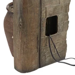 John Timberland Four Pot Rustic Cascading Outdoor Floor Water Fountain With LED Light 39 1/4" For Yard Garden Patio Deck Porch House Exterior 13 John Timberland Four Pot Rustic Cascading Outdoor Floor Water Fountain With LED Light 39 1/4" For Yard Garden Patio Deck Porch House Exterior -John Timberland Shop GUEST c103e67b 01d5 414e 8602 fbc4fd4a7ca1