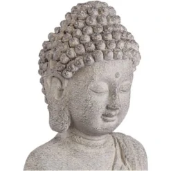 John Timberland Standing Buddha Statue Sculpture Zen Garden Decor Indoor Outdoor Front Porch Patio Yard Outside Home Balcony Gray Faux Stone 32" Tall 9 John Timberland Standing Buddha Statue Sculpture Zen Garden Decor Indoor Outdoor Front Porch Patio Yard Outside Home Balcony Gray Faux Stone 32" Tall -John Timberland Shop GUEST c83ebf27 f101 4114 8fe3 226af93e7111