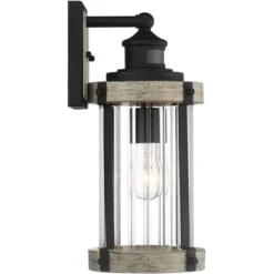 John Timberland Stan Rustic Farmhouse Outdoor Wall Light Fixture Gray Faux Wood Black Motion Sensor 15 1/2" Clear Ribbed Glass For Post Exterior Barn 13 John Timberland Stan Rustic Farmhouse Outdoor Wall Light Fixture Gray Faux Wood Black Motion Sensor 15 1/2" Clear Ribbed Glass For Post Exterior Barn -John Timberland Shop GUEST caa5d550 6b29 4ec2 921c 8a79ce5ff450