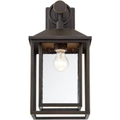 John Timberland Califa Mission Outdoor Wall Light Fixture Bronze 18" Clear Textured Glass For Post Exterior Barn Deck House Porch Yard Posts Patio 8 John Timberland Califa Mission Outdoor Wall Light Fixture Bronze 18" Clear Textured Glass For Post Exterior Barn Deck House Porch Yard Posts Patio -John Timberland Shop GUEST cbb5a1fb 6692 4623 b278 69f567a1327a