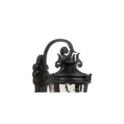 John Timberland Casa Marseille Vintage Rustic Outdoor Wall Light Fixture Black Scroll Arm 27 1/2" Clear Hammered Glass For Post Exterior Barn Deck -John Timberland Shop GUEST cc7c34e5 3837 498d bc81 666dfbd5abd8