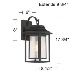 John Timberland Cecile Modern Outdoor Wall Light Fixture Painted Bronze 17 3/4" Seeded Clear Glass For Post Exterior Barn Deck House Porch Yard Patio 8 John Timberland Cecile Modern Outdoor Wall Light Fixture Painted Bronze 17 3/4" Seeded Clear Glass For Post Exterior Barn Deck House Porch Yard Patio -John Timberland Shop GUEST cc9775e7 6b33 4eac 9a95 136efa71f88d