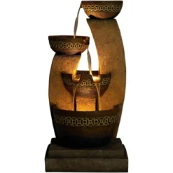 John Timberland Outdoor Floor Water Fountain Four Bowl Cascading Waterfall 41" Tall For Yard Garden Lawn -John Timberland Shop GUEST cc9e0052 c9cd 4b66 9301 e3e2aafdf94d