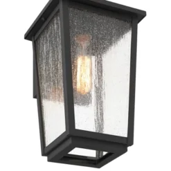 John Timberland Misty 16 1/4" High Sand Black Outdoor Wall Light -John Timberland Shop GUEST cd097717 49a5 4f51 a9e6 1e60ec7f1b01