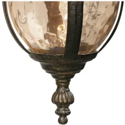 John Timberland Bellagio Vintage Rustic Outdoor Wall Light Fixture Bronze Downbridge 16 1/2" Champagne Hammered Glass For Post Exterior Barn Deck Yard -John Timberland Shop GUEST cd4eb8a8 0770 4e93 bef5 619997c281bd