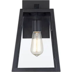 John Timberland Arrington Industrial Outdoor Wall Light Sconces Set Of 2 Mystic Black Hardwire 8" Fixture Clear Glass For Bedroom Bathroom Vanity Home 10 John Timberland Arrington Industrial Outdoor Wall Light Sconces Set Of 2 Mystic Black Hardwire 8" Fixture Clear Glass For Bedroom Bathroom Vanity Home -John Timberland Shop GUEST cd8c3ca5 af66 4830 8a1a f47ff5fe088d