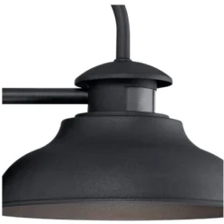 John Timberland Midland Industrial Outdoor Wall Light Fixture Black Motion Sensor Dusk To Dawn 9" For Post Exterior Barn Deck House Porch Yard Patio -John Timberland Shop GUEST cf115619 5f47 4dc8 9e29 54151a3c5f06